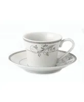 Lorren Home Trends 12-pc Espresso Cup & Saucer Set, Service for 6