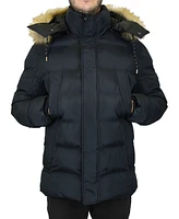 Galaxy By Harvic Men's Heavyweight Parka with Detachable Hood