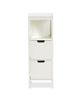 Baxton Studio Reuben 2-Drawer Storage Cabinet