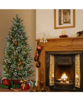 National Tree Company 6.5 ft. Wintry Pine R Medium Tree with Clear Lights