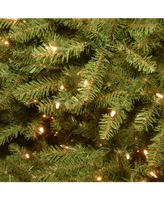 National Tree 7.5' Dunhill Fir Hinged Tree with 750 Clear Lights