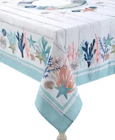 Laural Home Coastal Reef 70x84 Tablecloth