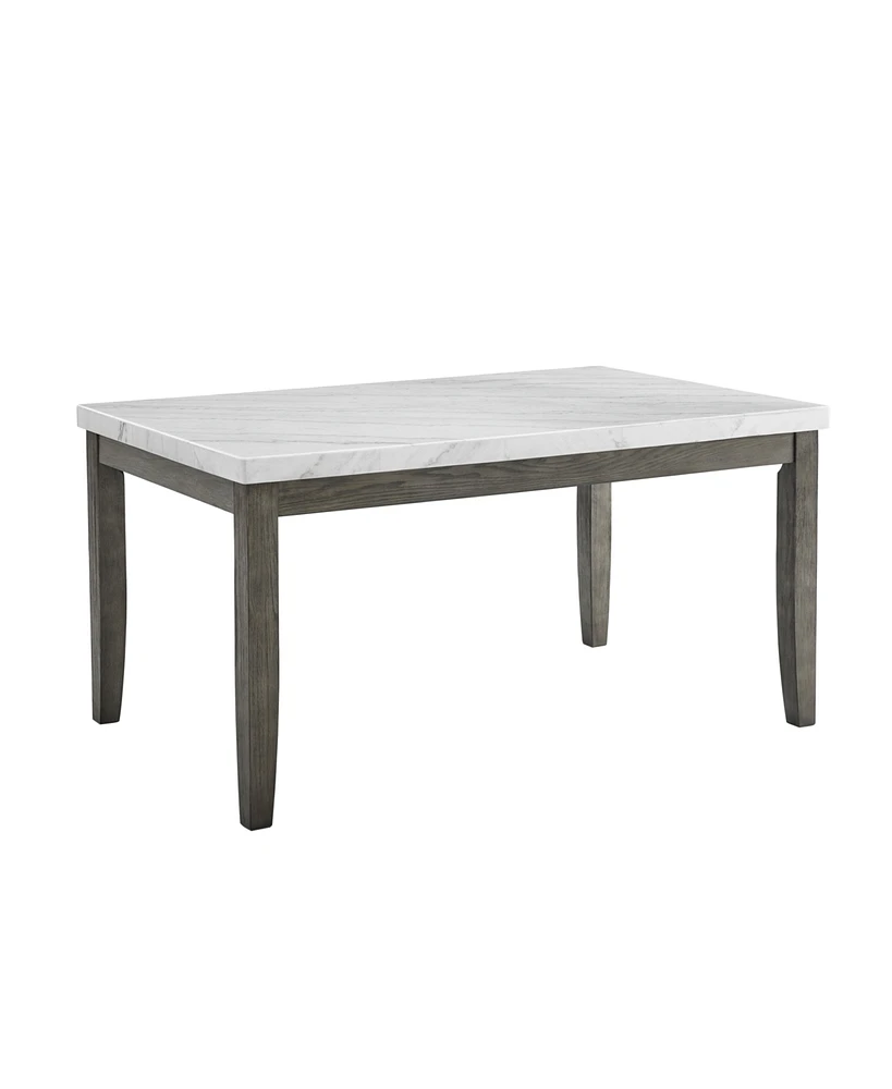 Closeout! Emily Marble Rectangular Dining Table