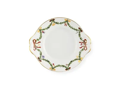 Star Fluted Christmas Dish, 10.75" L