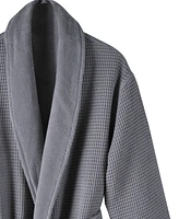 Hotel Collection Cotton Waffle Textured Bath Robe, Exclusively at Macy's