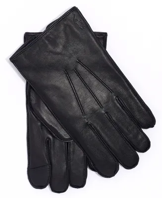 Polo Ralph Lauren Men's Water-Repellant Leather Gloves