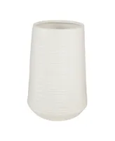 CosmoLiving by Cosmopolitan White Porcelain Contemporary Vase, 5" x 9"