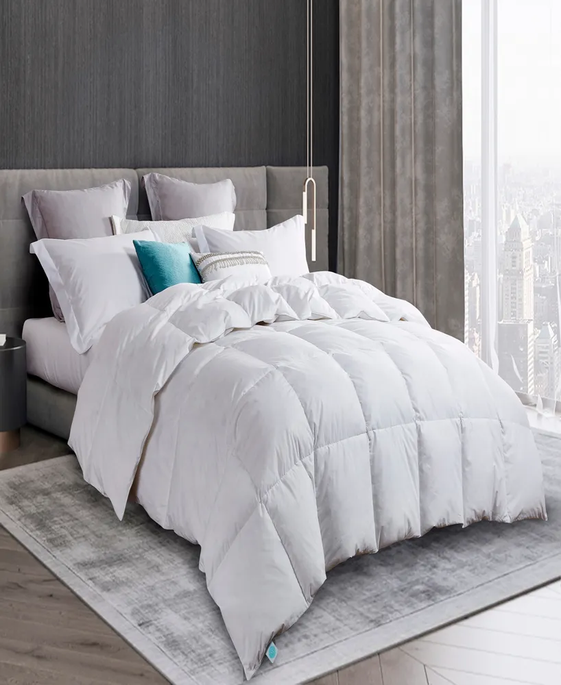 Martha Stewart 50%/50% White Goose Feather & Down Comforter, Full/Queen, Created for Macy's