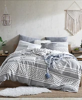 Swift Home Remarkable Atayal Clip Jacquard 5 Piece Comforter Set, Full/Queen
