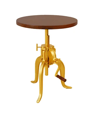 Reilly Adjustable Crank Accent Table