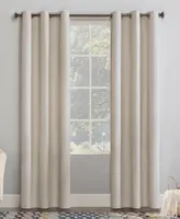 No. 918 Lindstrom Textured Draft Shield Grommet Curtain Panel, 40" x 84"