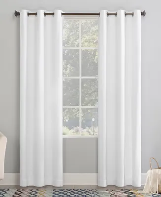 No. 918 Lindstrom Textured Draft Shield Grommet Curtain Panel, 40" x 84"