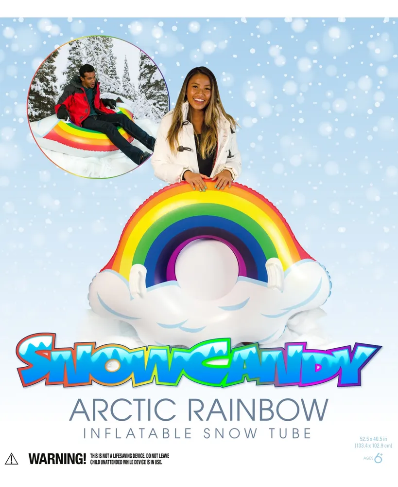 PoolCandy's SnowCandy Artic Rainbow Jumbo Snow Tube