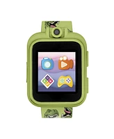 Kid's Playzoom 2 Green Dinosaur Print Tpu Strap Smart Watch 41mm