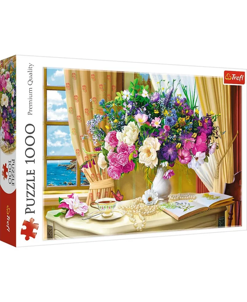 Jigsaw Puzzle Flowers in The Morning, 1000 Piece