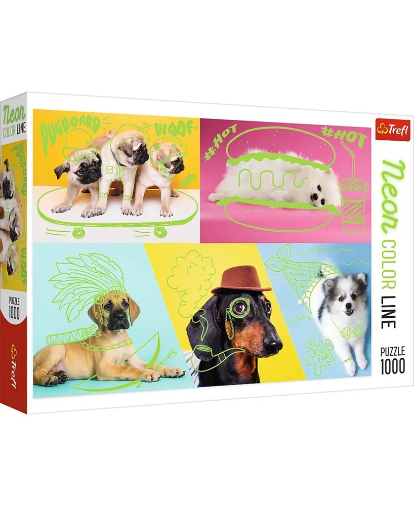 Jigsaw Puzzle Far Out Dogs, 1000 Piece