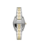 Fossil Women's Scarlette Mini Two-Tone Bracelet Watch 32mm