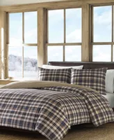 Eddie Bauer Port Gamble Cotton Reversible Piece Duvet Cover Set