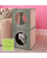 Way Basics Cat Cube Scratcher