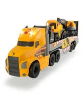 Dickie Toys 28" Mack Truck with 2 Volvo Construction Trucks