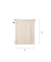 Kitchen Details Cotton Mesh Produce Bags, Set of 3