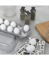 Kitchen Details 12 Egg Holder with Lid