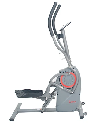 Sunny Health & Fitness Performance Elliptical, Full Body Cardio Climber Stepping Exercise Machine for Home w 8 Levels of Magnetic Resistance - Sf