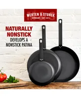 Merten & Storck Pre-Seasoned Carbon Steel 10" Fry Pan