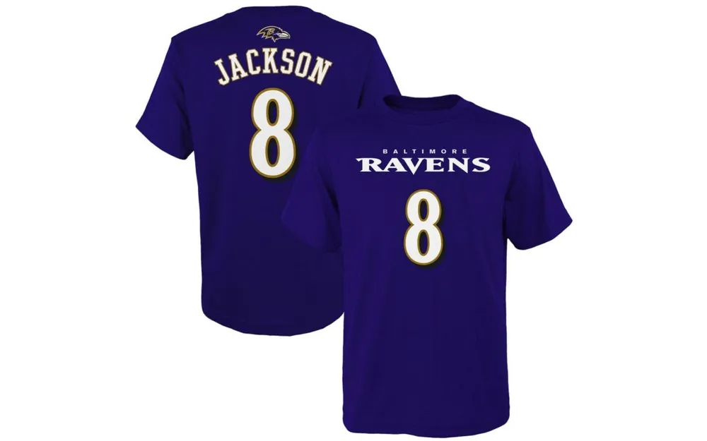 Outerstuff Unisex Infant Lamar Jackson Black Baltimore Ravens