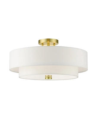 Meridian 4 Lights Semi Flush