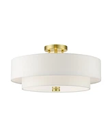 Meridian 4 Lights Semi Flush