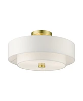 Meridian 3 Lights Semi Flush