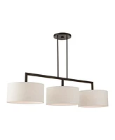 Meridian 3 Lights Linear Chandelier