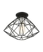 Geometric 1 Light Flush Mount