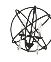 Aria 3 Lights Convertible Chandelier or Semi Flush