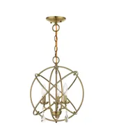 Aria 3 Lights Convertible Chandelier or Semi Flush