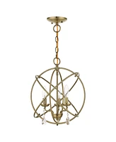 Aria 3 Lights Convertible Chandelier or Semi Flush