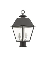 Mansfield 2 Lights Outdoor Post Top Lantern