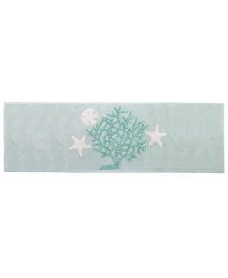 Avanti Beachcomber Seashells Cotton Bath Rug, 24" x 60"