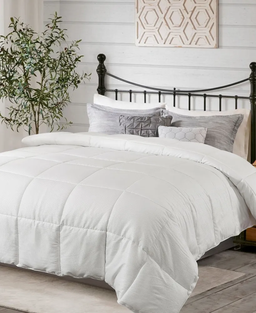 Sweet Home Collection Solid Color Box Stitch Down Alternative Twin  Comforter - Macy's