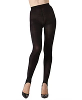 MeMoi Women's Stirrup Opaque Control Top Tights