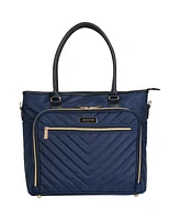 Kenneth Cole Reaction Chelsea Chevron 15" Laptop & Tablet Business Tote