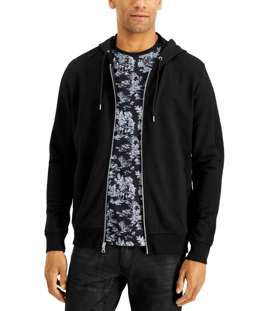 I.n.c. International Concepts Men's Inc Fortune Full Zip Hoodie, Created for Macy's