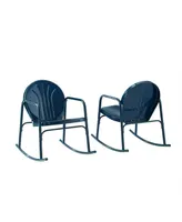 Griffith 2 Piece Outdoor Rocking Chair Set