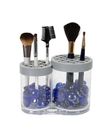 Simplify 2 Compartment Cosmetic Brush Holder