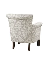 Madison Park Brooke Tight Back Club Chair with Nailheads