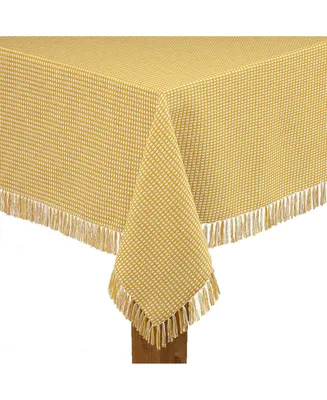 Lintex Homespun Gold 100% Cotton Tablecloth 60"X102"