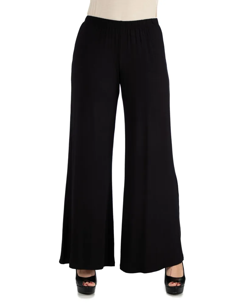 On 34th Plus Wide-Leg Chino Pants, Created for Macy's | CoolSprings Galleria