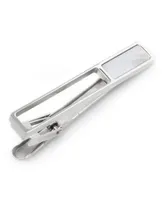 Men's Die Cut Mother of Pearl Stainless Steel Tie Clip