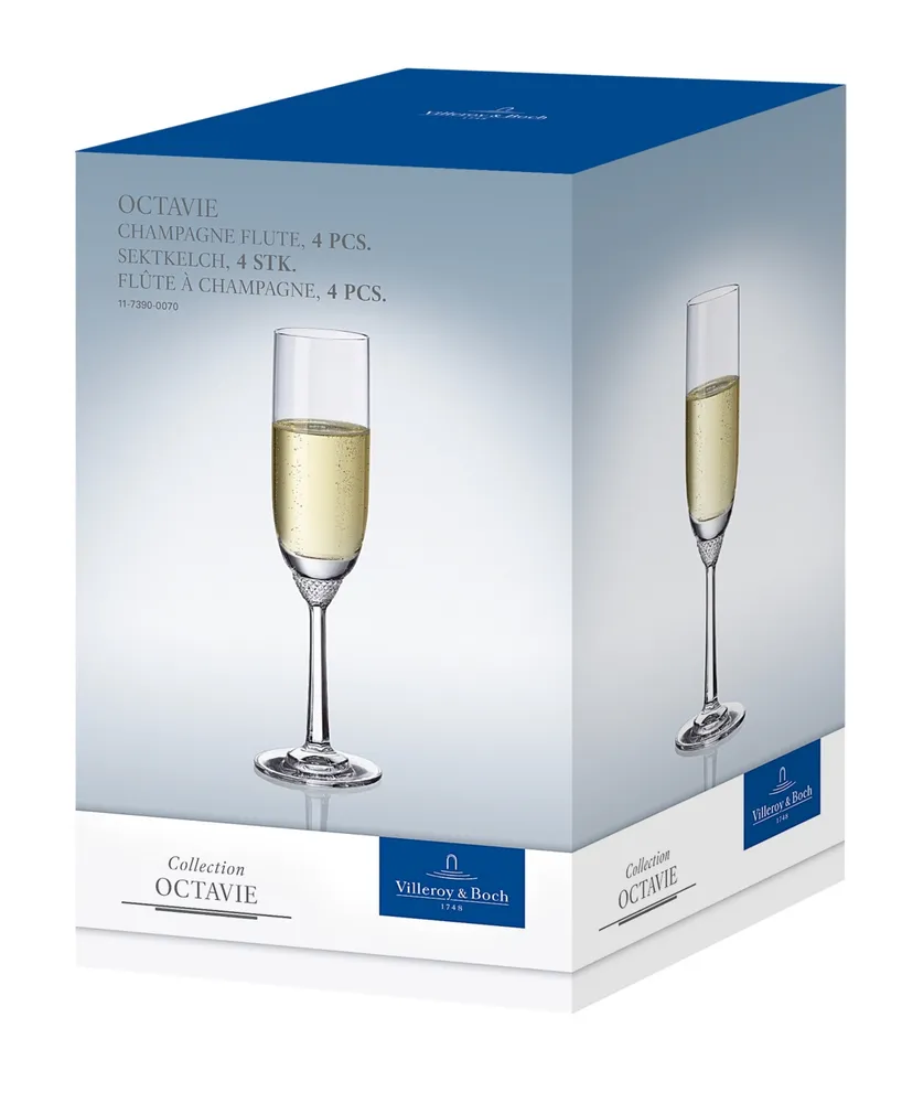 Octavie Flute Champagne Glass, 5.5 oz
